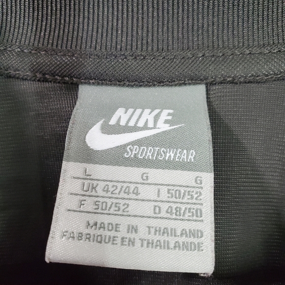 Nike Sportswear Track Jacket Mens L‎ Gray and Silver With Pockets Full Zip - Picture 5 of 15